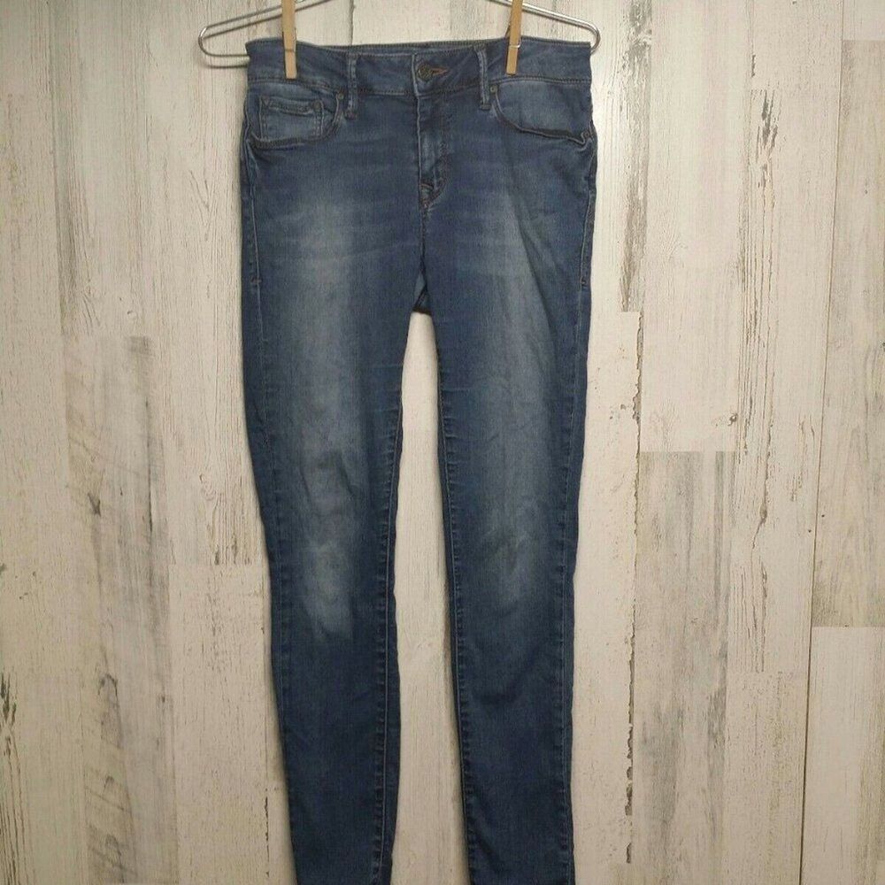 Mavi - Women's Alexa Mid Rise Medium Wash Skinny Ankle Jeans 30x29